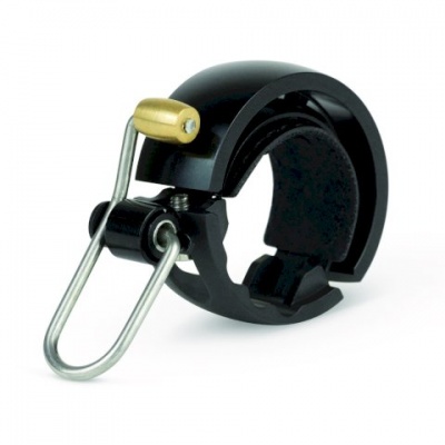 Knog Oi LUXE SMALL Glocke / schwarz matt 22,2mm / schwarz matt 