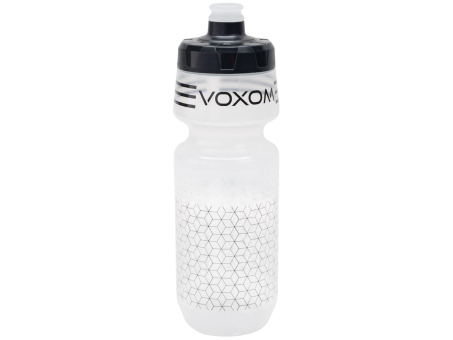 Voxom F1 Trinkflasche / transparent/schwarz 