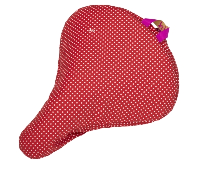 Liix SADDLE COVER POLKA DOTS Sattelbezug / red 