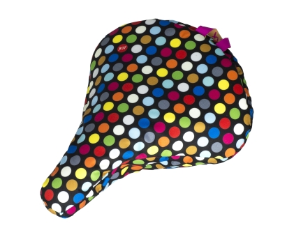 Liix SADDLE COVER POLKA BIG DOTS MIX Sattelbezug / black 