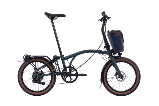 Brompton G-LINE Electric (4-Gear) Forest Green / Mudgard & Rack
