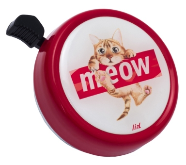 Liix BIG COLOUR BELL MEOW Klingel / red 