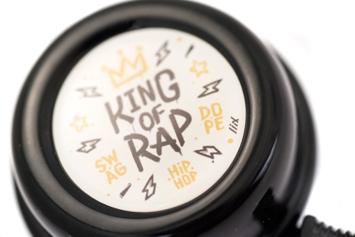 Liix COLOUR BELL KING OF RAP Klingel / black 