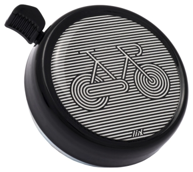 Liix BIG COLOUR BELL STRIPE BIKE Klingel / black 