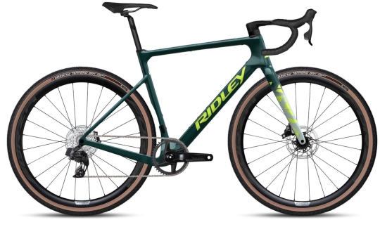 Ridley ASTR GRX600 1x12 S | Storm Green Metallic/Lime Green 1