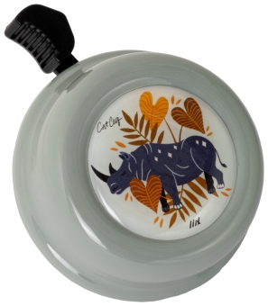 Liix COLOUR BELL RHINO LOVE Klingel / grey 