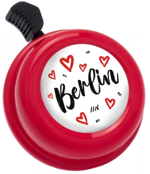 Liix COLOUR BELL BERLIN HEARTS Klingel / red 