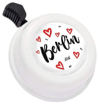 Liix COLOUR BELL BERLIN HEARTS Klingel / white 