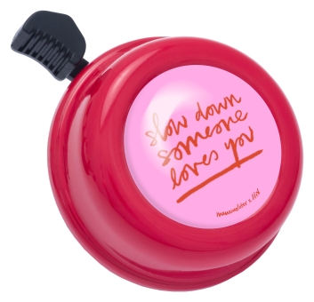 Liix COLOUR BELL MANAMOLOTOV SLOW DOWN SOMEONE LOVES YOU Klingel / red 