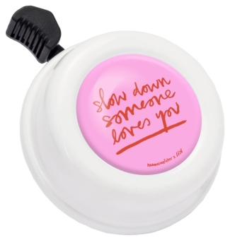 Liix COLOUR BELL MANAMOLOTOV SLOW DOWN SOMEONE LOVES YOU Klingel / white 