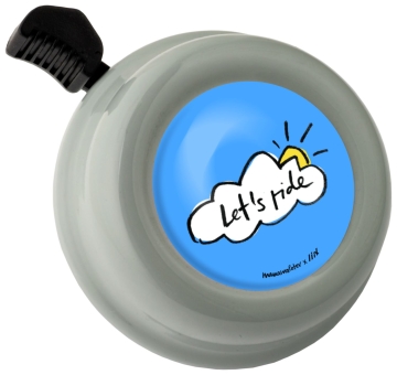 Liix COLOUR BELL MANAMOLOTOV LETS RIDE Klingel / grey 