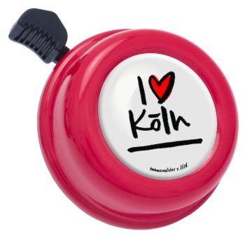 Liix COLOUR BELL MANAMOLOTOV I LOVE K&Ouml;LN Klingel / red 