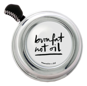 Liix COLOUR BELL MANAMOLOTOV BURN FAT&nbsp;NOT OIL Klingel / chrome 