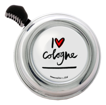 Liix COLOUR BELL MANAMOLOTOV I LOVE&nbsp;COLOGNE Klingel / chrome 