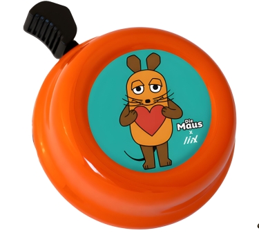 Liix kleur Bell Mouse hart oranje