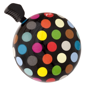 Liix DESIGN BELL POLKA BIG DOTS MIX Klingel / black 