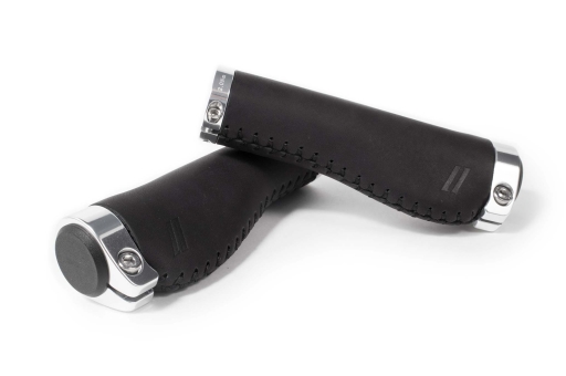 Schindelhauer Leather Ergo Grips Schwarz/Silber