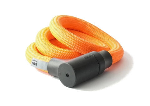 tex-lock ORBIT Textilschloss 120cm acid orange 1