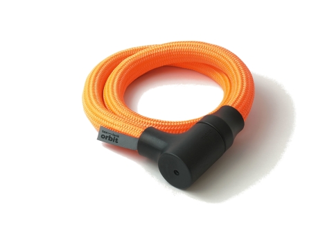 tex-lock ORBIT Textilschloss 100cm acid orange 1