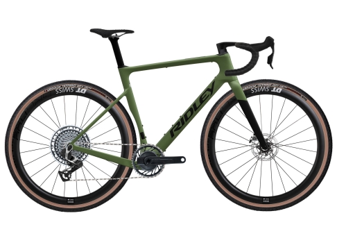 Ridley ASTR RS Red XPLR 1x13 / UD Carbon/Crocodile Green
