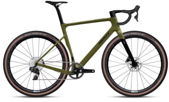 Ridley E-ASTR Apex XPLR AXS 1x12 / Crocodile Green / Carbon Matt