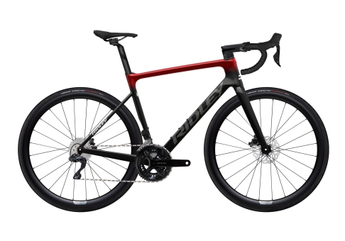 Ridley FALCN 105 DI2 2x12 / Black Red/Silver