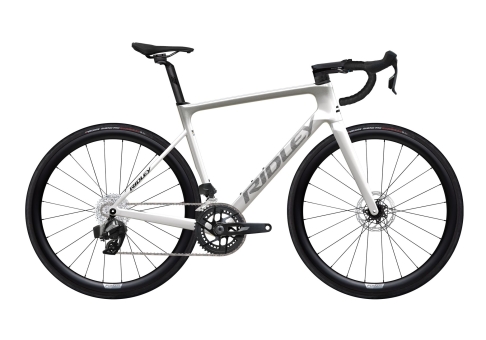 Ridley FALCN Rival AXS 2x12 / Pearl White + Silver/Black