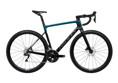 Ridley FALCN 105 DI2 2x12 / Black Aqua/Silver
