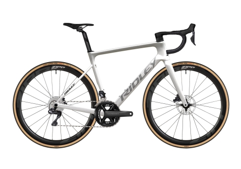 Ridley FALCN Ultegra DI2 2x12 / Pearl White + Silver/Black