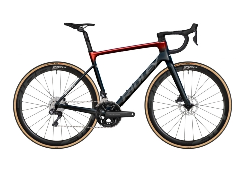 Ridley FALCN Ultegra DI2 2x12 / Black Red/Silver