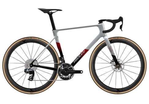 Ridley FALCN RS 2.0 Red AXS XXS | Silver/Black/Candy Red Metallic 1
