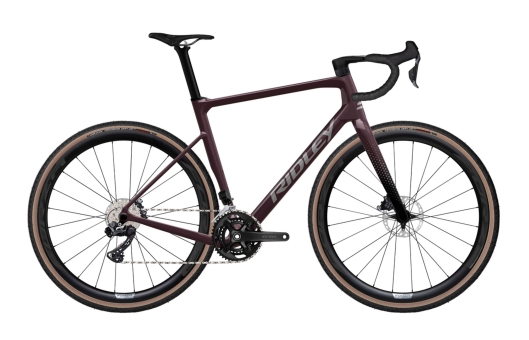 Ridley GRIFN RS GRAVEL GRX800 DI2 2x / Dark Plum Metallic/Autumn Grey
