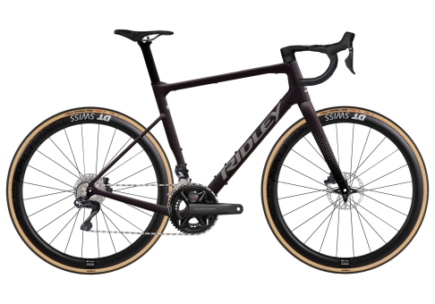 Ridley GRIFN RS ROAD Ultegra DI2 2x12 / Dark Plum Metallic/Autumn Grey