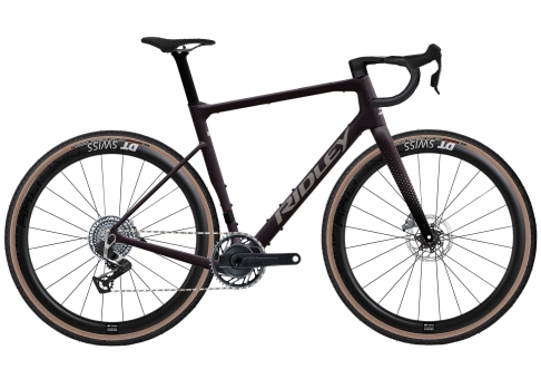 Ridley GRIFN RS GRAVEL Red XPLR 1x13 / Dark Plum Metallic/Autumn Grey