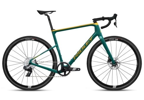 Ridley KANZO ADVENTURE Apex XPLR AXS 1x12 / Honey Gold Metallic/Ocean Green