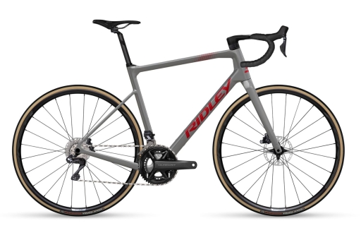 Ridley GRIFN ROAD 105 2x12 / Battle Ship Grey/Candy Red Metallic
