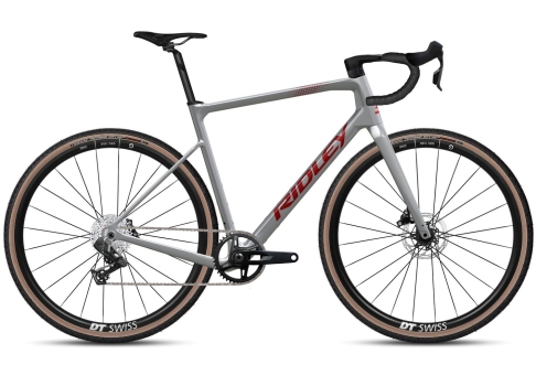 Ridley GRIFN GRAVEL Rival XPLR 1x13 / Battle Ship Grey/Candy Red Metallic S 1