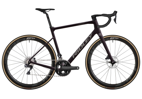 Ridley GRIFN ROAD Ultegra DI2 2x12 / Dark Plum Metallic/Autumn Grey