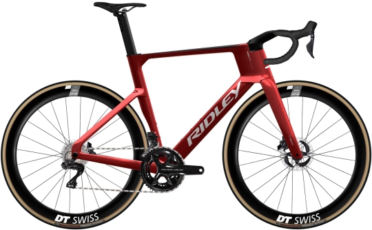 Ridley NOAH FAST 3.0 Dura Ace DI2 2x12 / Candy Red Metallic/Red