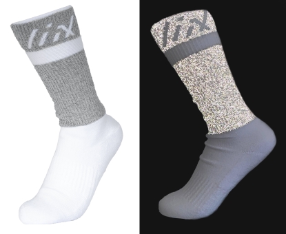 Liix Reflective Socks White