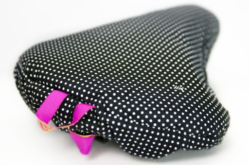 Liix SADDLE COVER POLKA DOT Sattelbezug / black  2