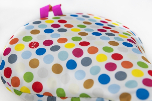 Liix SADDLE COVER POLKA BIG DOTS MIX Sattelbezug / white  2
