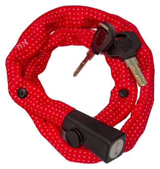 Liix Small Lock Polka Dots Lock Red 2