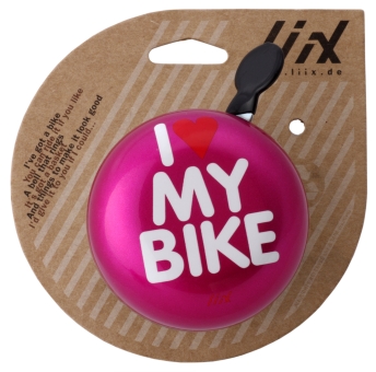 Liix DING DONG BELL I LOVE MY BIKE Klingel / pink  2