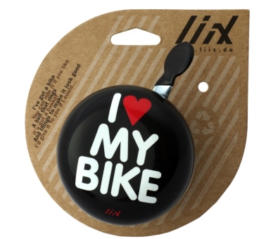 Liix DING DONG BELL I LOVE MY BIKE Klingel / black  2