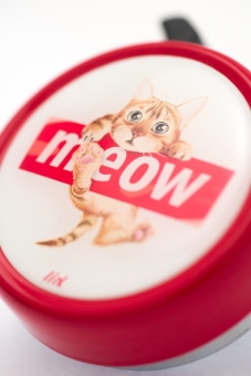 Liix BIG COLOUR BELL MEOW Klingel / red  2
