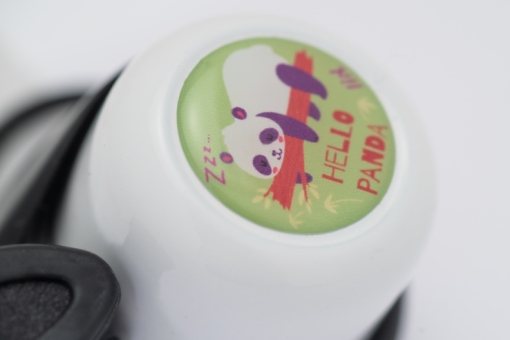 Liix SCOOTER BELL HELLO PANDA Klingel / white  2
