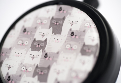Liix BIG COLOUR BELL CAT CROWD Klingel / black 2