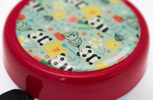 Liix BIG COLOUR BELL PANDA Klingel / red 2