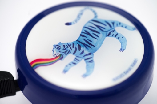Liix BIG COLOUR BELL RAINBOW TIGER Klingel / blue  2